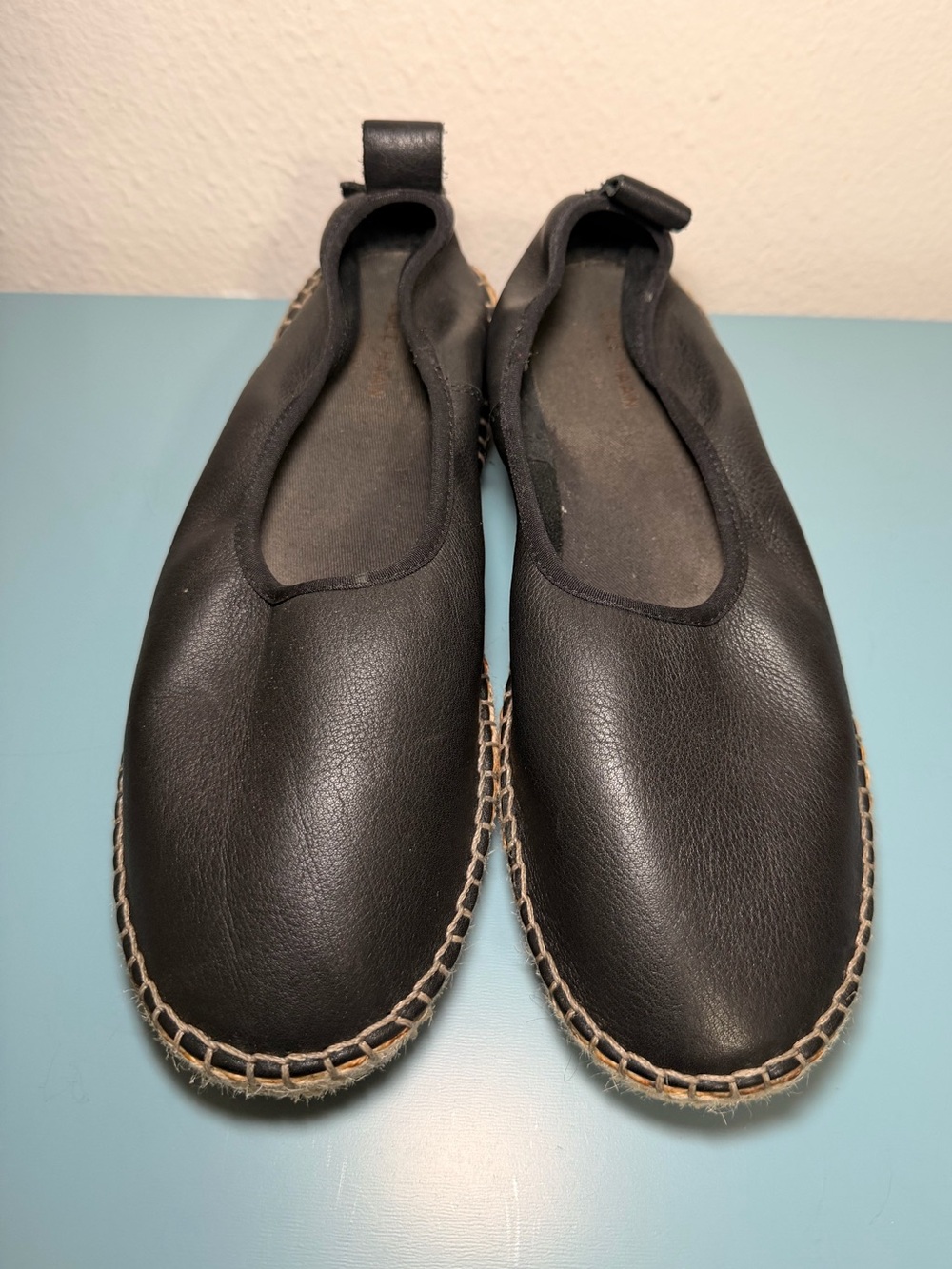 Cole Haan Black Espadrille Flats